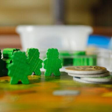 green wooden toys
